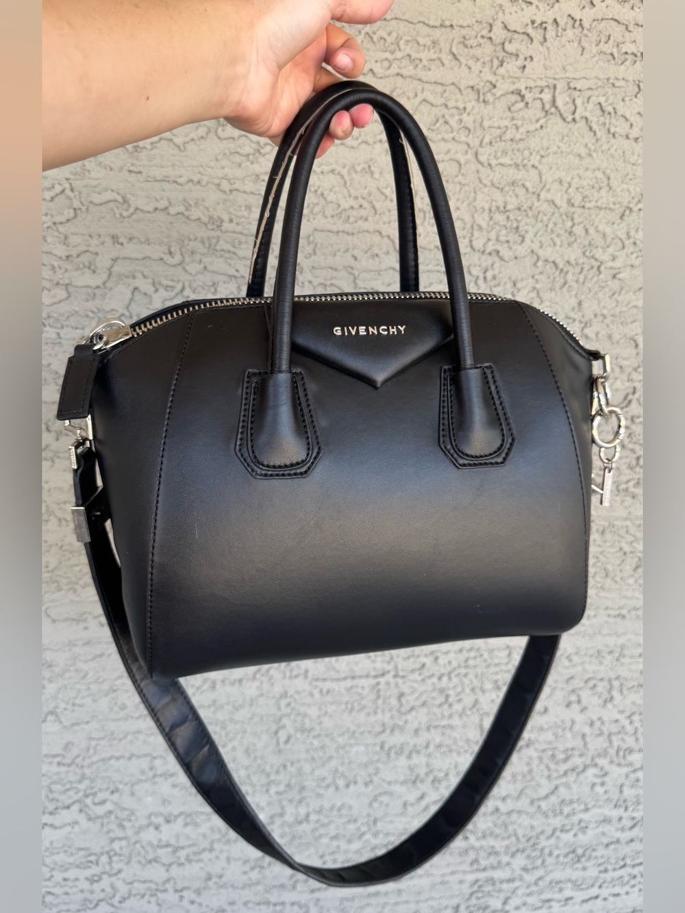 Givenchy Antigona Box Leather Satchel